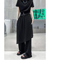 Load image into Gallery viewer, [YIDAO Series] ★Casual Pants★ Switching Chinese Clothes Black Black Skirt + Trousers Integrated Slimming Wear
