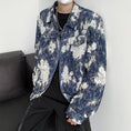 Load image into Gallery viewer, [V37 Series] ★Jacket★ Outerwear Stylish Unisex Men's Tie-dye Cool Easy to match Blue Blue
