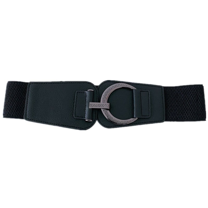 [Yuwei Series] ★Belt★ PU rubber unisex accessory small item black black easy to match fashion