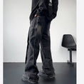 Load image into Gallery viewer, [V37 Series]★Denim pants★ 2color bottoms pants unisex men's gradation black blue
