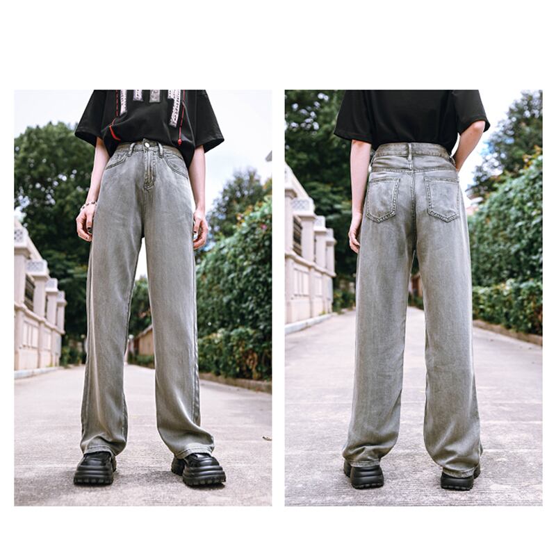 [Kokaisha---Jinkiji series]★Denim pants★Bottoms Summer clothes Thin fashion Easy to match