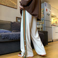 Load image into Gallery viewer, [Ushiomiomi Series] ★Casual Pants★ 2color Pants Bottoms Beige Green Slimming Large Size
