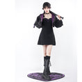 Load image into Gallery viewer, [Momoko Sakura Series] ★Hanging dress★ Mini length, cute, sexy, easy to match Black Black S M L XL
