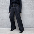 Load image into Gallery viewer, [WENYI Series]★Casual Pants★ Designed Trousers Bottoms Unisex Men's Black Black
