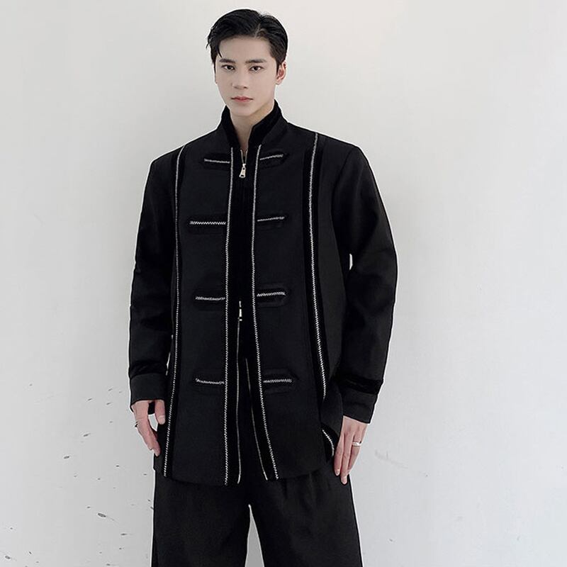 [WENYI Series]★China style jacket★ 2color outerwear, unisex, men's, photography, dating, commuting, cool