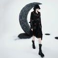 Load image into Gallery viewer, [chicsky---Kurono Series]★Shoes★Boots 35 36 37 38 39 Shoes Rose Chain Black Black Cute
