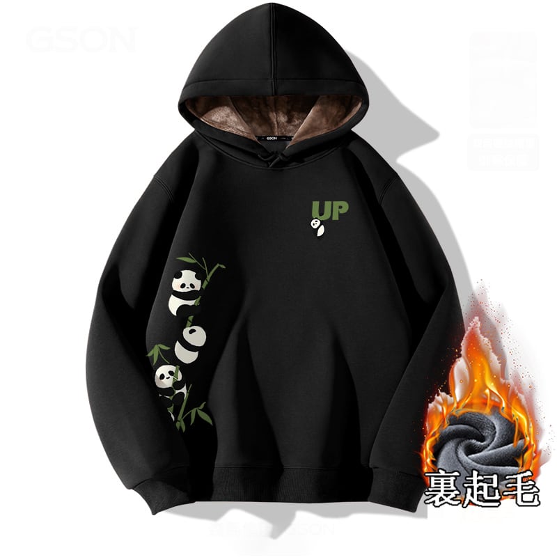 [XINGSHI Series]★China style hoodie★ 5color Regular type or brushed lining type Thick panda tops Unisex Men's Large size