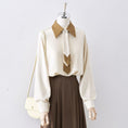 Load image into Gallery viewer, [XIANXIAN Series]★Shirt★ Tops Ladies Commuting Date OL Office Beige Color scheme Easy to match
