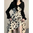 Load image into Gallery viewer, [ZHENMANZI series] ★One piece★ Setup, floral pattern, long length, cute design, slimming appearance
