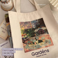 Load image into Gallery viewer, [Andcici---Gardens Series]★Bag★ Tote bag, canvas bag, large capacity, date, floral pattern, oil painting style, color scheme, casual
