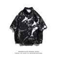 Load image into Gallery viewer, [Satoru Series]★Shirt★ Tops 2color Unisex Men's Animal Pattern Shark Sea Black White SML XL 2XL
