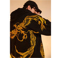 Load image into Gallery viewer, [Machiha clan series]★China style hoodie★ 2color black or white gold phoenix red phoenix embroidery stylish unique unisex men's
