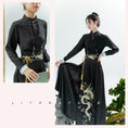 Load image into Gallery viewer, [BAIRIMENG Series]★Chinese style skirt★ Skirt Bottoms Hanfu skirt Black Black
