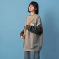 Load image into Gallery viewer, [Fujiiman Series]★Sweater★ 4color fake layered tops unisex men's color scheme cute
