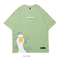 Gallery viewerに画像を読み込む, 【From Mars---数学鴨シリーズ】★Tシャツ★ 2color 個性的 男女兼用 メンズ カップル服 動物柄 可愛い
