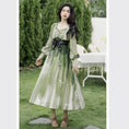 Load image into Gallery viewer, [Treasure Island Series]★Chinese style dress★ Hanfu dress Gradation Green Green SML
