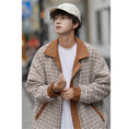 Load image into Gallery viewer, [BIGEMAN Series] ★Jacket that can be worn on both sides★ Cotton coat 2color outerwear plaid pattern winter clothes unisex men's large size
