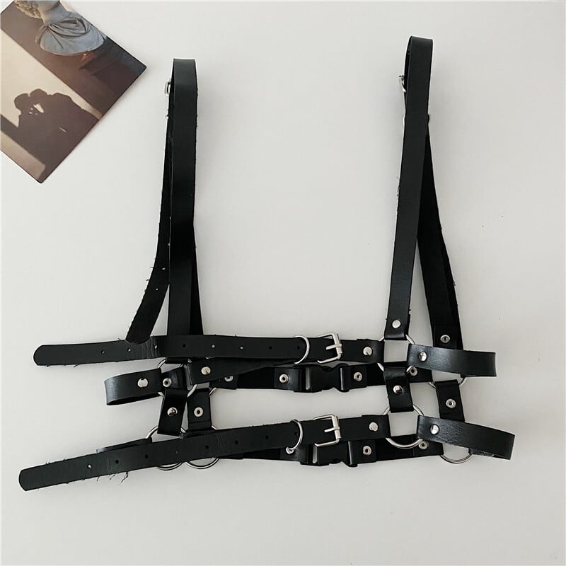 [Yuwei Series] ★Belt★ Accessory PU Accessory Black Black Easy to match Unique Stylish Cool Unisex