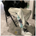 Load image into Gallery viewer, [Plqv Series] ★Casual Pants★ Brushed lining can be selected 3colors Black, White, Gray Men's Sports Style Unisex Easy to Match Print
