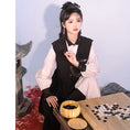 Load image into Gallery viewer, [Kawadai --- Kenkun Chess Series] ★Chinese-style dress★ Color scheme irregular Super cute Hanfu dress SML Chinese clothes
