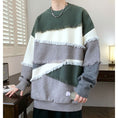 Load image into Gallery viewer, [ZUOFEILI Series] ★Sweater★ 5color Tops Unisex Men's Large Size Switching Color Scheme Stylish
