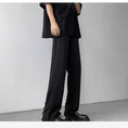 Load image into Gallery viewer, [YOULIN Series]★China-style pants★Casual pants, unisex, men's, cool, unique, black, Chinese buttons
