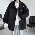 Load image into Gallery viewer, [YOULIN Series]★Jacket★ 3color Unisex Men's Large Size Casual with Hat Black White Green
