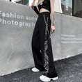 Load image into Gallery viewer, [Tide Series] ★Casual Pants★ Chain Pants Bottoms Black Black Paisley Pattern S M L XL
