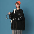 Load image into Gallery viewer, [Fujiiman Series] ★Tops★ 4color Unisex Fake Layered Alphabet Black Beige White Gray
