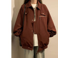 Load image into Gallery viewer, [NANSHI Series]★Jacket★ 2color outerwear unisex men's black red ML XL 2XL
