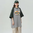 Gallery viewerに画像を読み込む, 【藤伊曼シリーズ】★Tシャツ★ 3color トップス 男女兼用 メンズ 配色 花 カジュアル 合わせやすい
