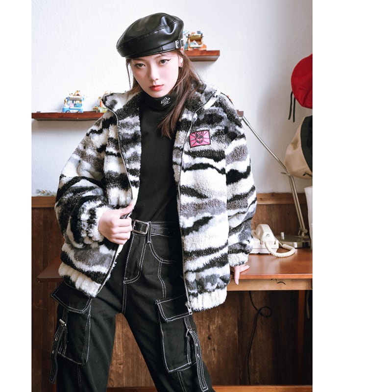 [Kokaisha --- Palpitating Soul Core Series] ★China style coat★ Winter coat + muffler, thick, warm, winter clothes, cold protection