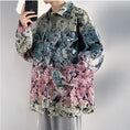 Load image into Gallery viewer, [KCSJ Series] ★Jacket★ Outer tie-dyed ink pattern unisex men's large size casual
