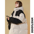 Load image into Gallery viewer, [Suikoishi Series] ★Winter coat★ Cotton coat outerwear 2color Unisex Men's Color scheme Coffee color Black
