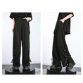 Load image into Gallery viewer, [Ancient monster house---Yunmeng Yukan series]★China style pants★Bottoms Gaucho pants Black Black slimming wear
