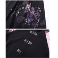 Load image into Gallery viewer, [Kokaisha series] ★China style dress★ Chiffon short length Unique black black SML
