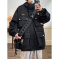 Load image into Gallery viewer, [HUICHUN Series] ★Jacket★ 2color outerwear unisex men's black brown casual large size
