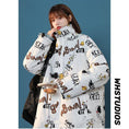 Load image into Gallery viewer, [Aya Series] ★Coat★ 2color outerwear, can be worn on both sides, unisex, men's, cute, black, white, cartoon
