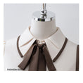 Load image into Gallery viewer, [XIANXIAN Series]★Shirt★ Tops with ribbon, ladies, commuting, dating, office lady, office, spring clothes, easy to match
