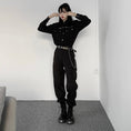 Load image into Gallery viewer, [DUOMIAOTU series]★Setup Single item order★ Shirt or pants Casual Cool Black Black
