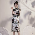 Load image into Gallery viewer, [Hatakashi family series] ★Cheongsam dress★ Coming-of-age ceremony dress Sexy embroidery dress Feminine
