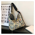 Load image into Gallery viewer, [Mokujin series] ★Shoulder bag★ Shoulder bag, handheld, large capacity, retro, cute, date, improves temperament, print
