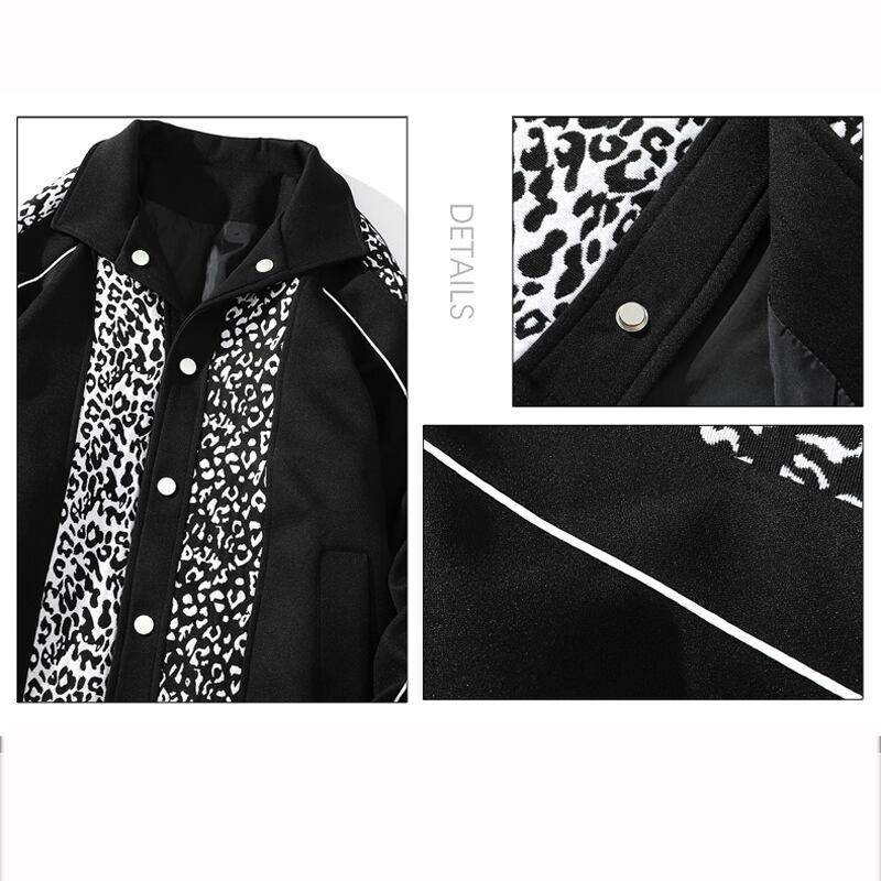 [Furai Amaka Series] ★Jacket★ 2color outerwear unisex men's switching ML XL 2XL 3XL black white