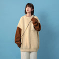 Load image into Gallery viewer, [Fujiiman Series]★Sweater★ 4color fake layered tops unisex men's color scheme cute
