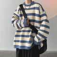 Load image into Gallery viewer, [Gyoshoen Series]★Sweater★ 4color knit tops Unisex Men's Horizontal striped pattern Casual Color scheme
