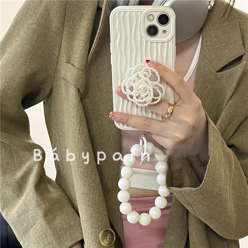 [Babypain Series]★Mobile case★ Flower iPhone iPhone14 iPhone13 iPhone12/11/XS/XR Improves temperament