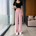 Load image into Gallery viewer, [FENGLIN Series]★China style pants★ 2color bottoms Chinese button casual pants large size pink black
