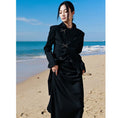 Load image into Gallery viewer, [Daiseiryusu Series]★China style blazer★Outer slim switching retro black black irregular
