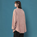 Load image into Gallery viewer, [GEBOXUAN Series]★Shirt with tie★ 2color tops unisex men's color scheme brown pink
