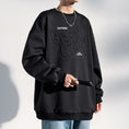 Load image into Gallery viewer, [BIGEMAN Series] ★Tops★ 2color Unisex Men's Large Size Round Neck Black White Alphabet
